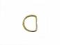 Mobile Preview: D-Ring 40x22x3mm Gold