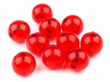 Perlen glatt Rot 12mm 1Stck