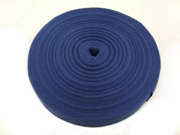 Baumwoll-Gurtband Blau 30mm