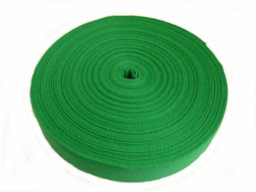 Baumwoll-Gurtband Grün 30mm
