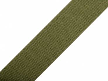 Baumwoll-Gurtband Jagd-Grün 30 mm