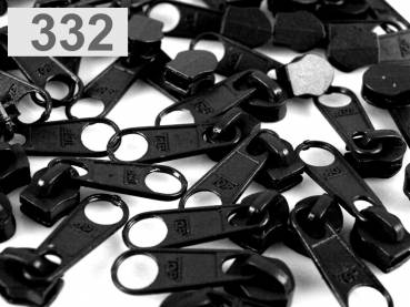 Zipper 5mm Schwarz 1Stck
