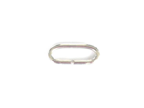 Oval-Ring  30x10mm Silber