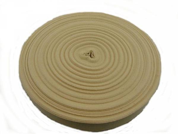 Baumwoll-Gurtband Sand 30mm