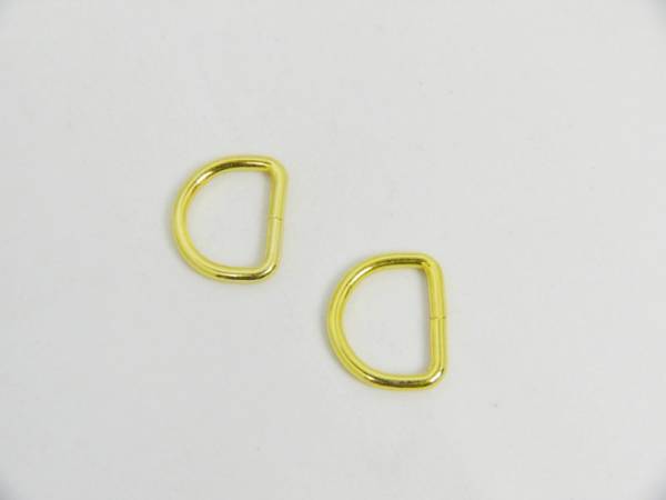 D-Ring 20x16x3mm Goldfarben