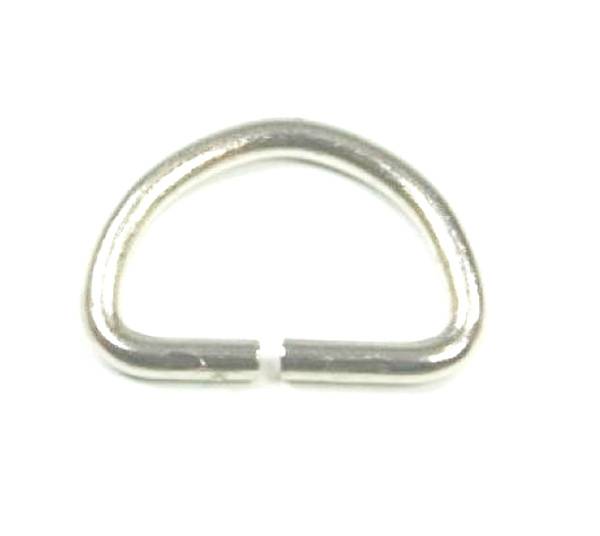 D-Ring 16x10mm  Silber