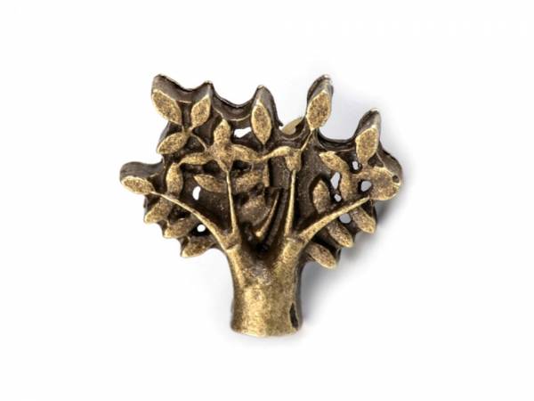 Anstecker Baum Bronze 16x17mm
