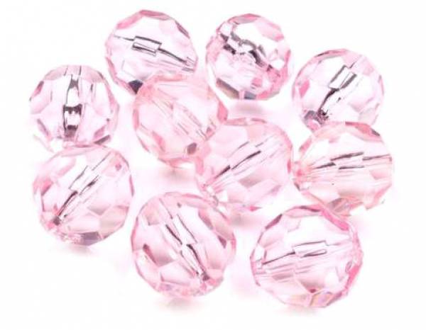 Kunststoff-Perlen     Rosa  28x30mm