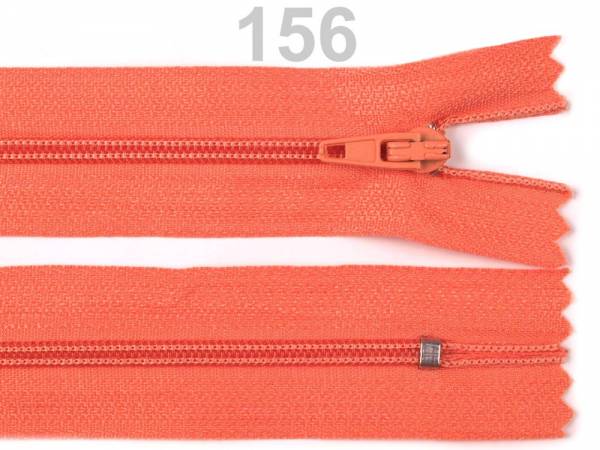Reißverschluss  3mm Spirale für Innen-Taschen     Alt-Rosa 373          20 cm