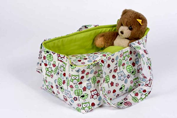 Teddy-Reisebett oder Spielzeugtasche